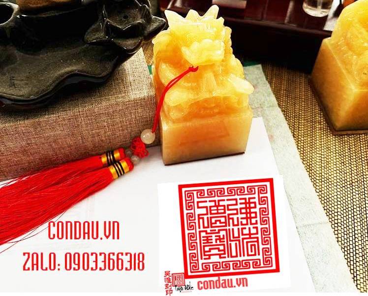 ấn rồng phong thủy Phật Pháp Tam Bảo